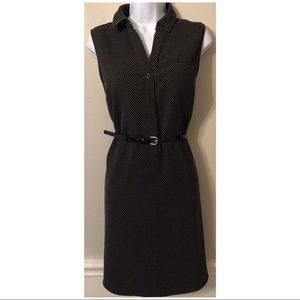 The Limited Black Polka Dot Sleeveless Dress.